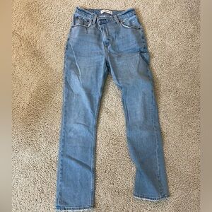 NWT Abercrombie 90s Slim Straight Ultra High Rise Jeans 26 XS